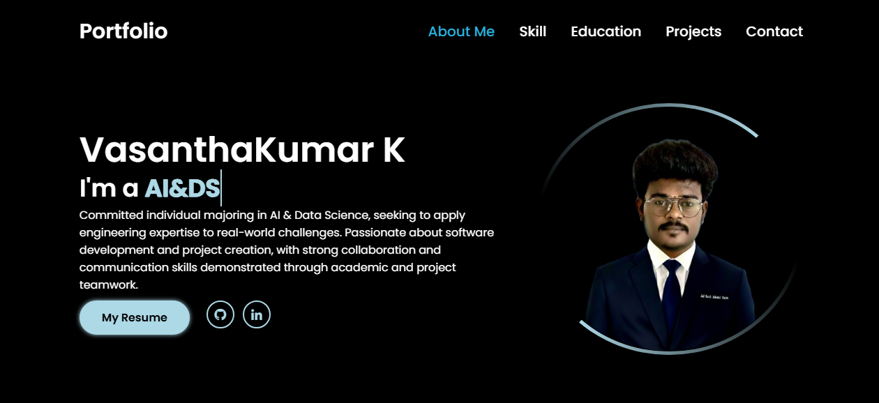 VasanthaKumar Portfolio